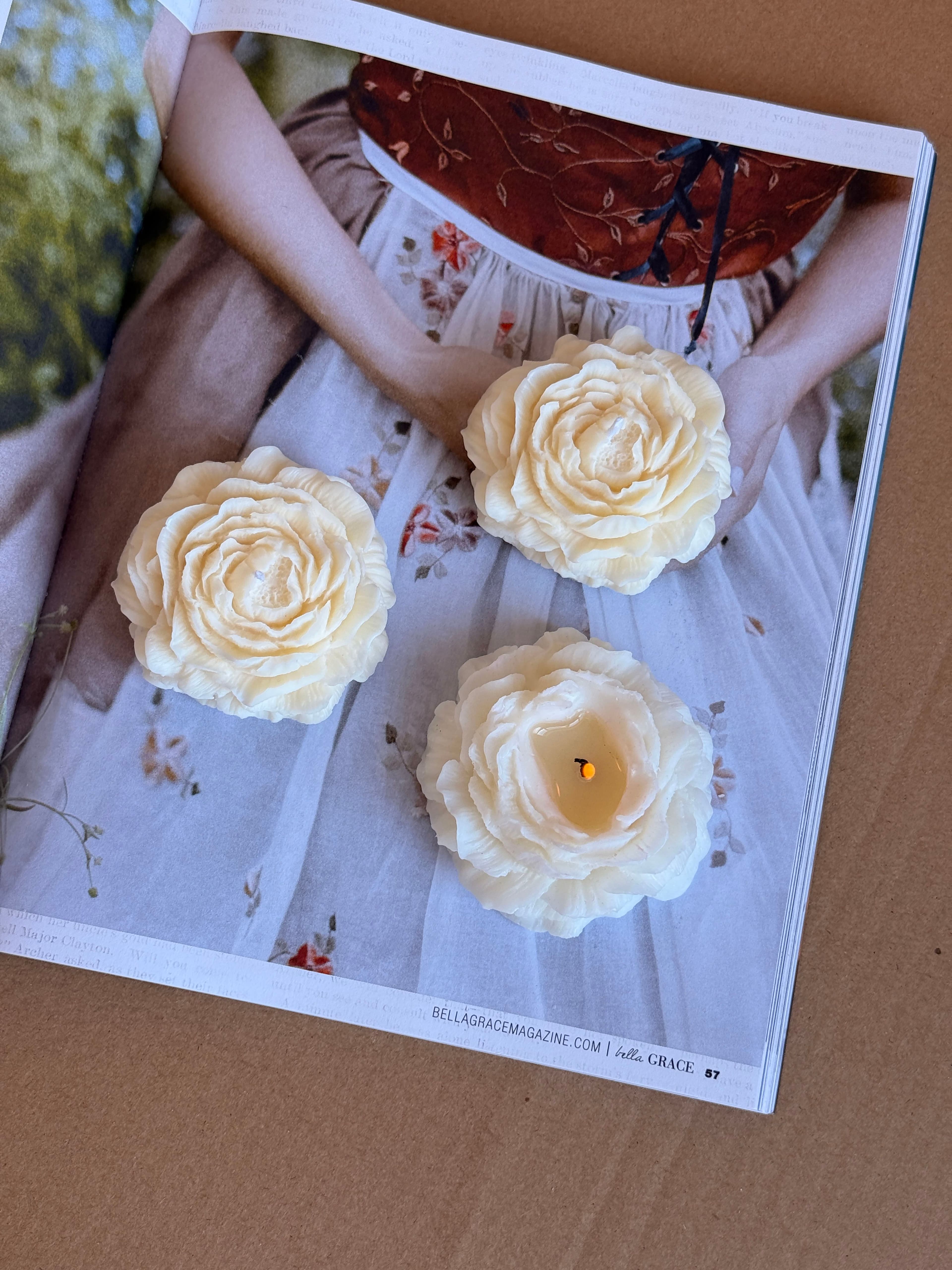Peony Candle